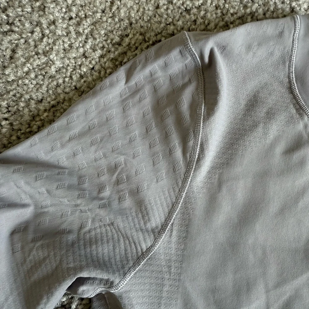 Lululemon Men’s Compression Long Sleeve Shirt Grey Size XS - Picture 2 of 7